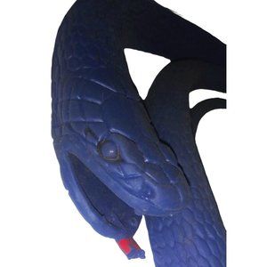 Realist Rubber Snake Blue Lifelike Long Snake Prop